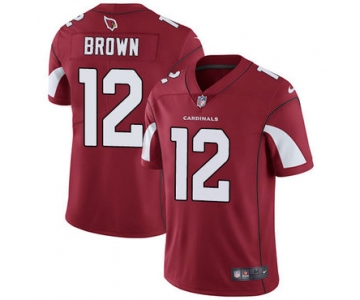 Nike Arizona Cardinals #12 John Brown Red Team Color Men's Stitched NFL Vapor Untouchable Limited Jersey
