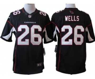 Nike Arizona Cardinals #26 Chris Wells Black Limited Jersey