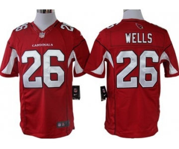 Nike Arizona Cardinals #26 Chris Wells Red Limited Jersey