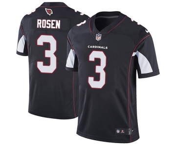 Nike Arizona Cardinals #3 Josh Rosen Black Alternate Men's Stitched NFL Vapor Untouchable Limited Jersey