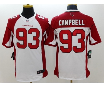 Nike Arizona Cardinals #93 Calais Campbell White Limited Jersey