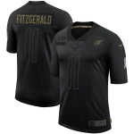 Nike Cardinals 11 Larry Fitzgerald Black 2020 Salute To Service Limited Jersey