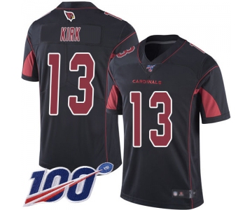 Nike Cardinals #13 Christian Kirk Black Men's Stitched NFL Limited Rush 100th Season Jersey