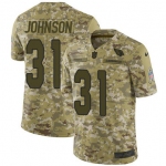 Nike Cardinals #31 David Johnson Camo Men's Stitched NFL Limited 2018 Salute to Service Jersey