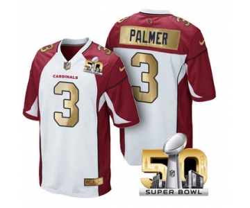 Pre Order Arizona Cardinals Jersey 3 Carson Palmer White Super Bowl 50 Limited Jerseys