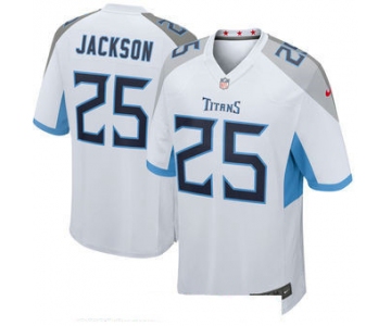 Men's Tennessee Titans #25 Adoree' Jackson Nike White New 2018 Game Jersey