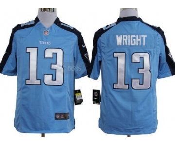 Nike Tennessee Titans #13 Kendall Wright Light Blue Game Jersey