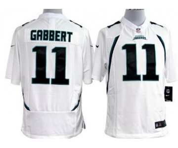 Nike Jacksonville Jaguars #11 Blaine Gabbert White Game Jersey