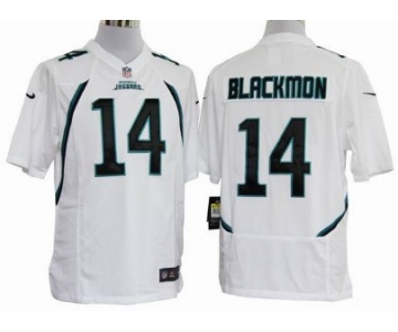 Nike Jacksonville Jaguars #14 Justin Blackmon White Game Jersey