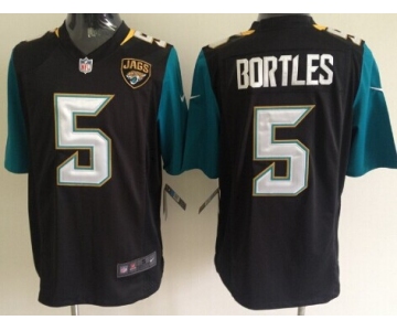 Nike Jacksonville Jaguars #5 Blake Bortles 2013 Black Game Jersey