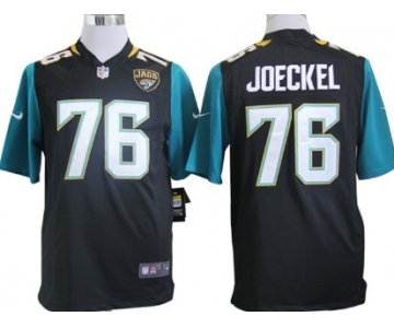 Nike Jacksonville Jaguars #76 Luke Joeckel 2013 Black Game Jersey