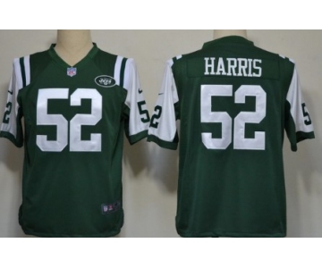 Nike New York Jets #52 David Harris Green Game Jersey