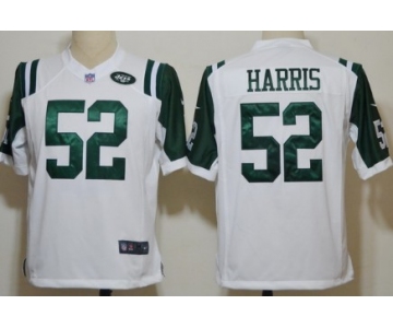 Nike New York Jets #52 David Harris White Game Jersey