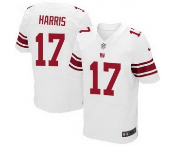 Men's New York Giants #17 Dwayne Harris White Road NFL Nike Elite Jersey