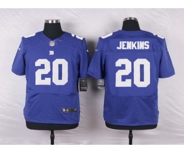 Men's New York Giants #20 Janoris Jenkins Royal Blue Team Color NFL Nike Elite Jersey