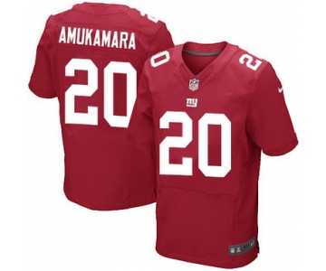 Men's New York Giants #20 Prince Amukamara Red Alternate NFL Nike Elite Jersey