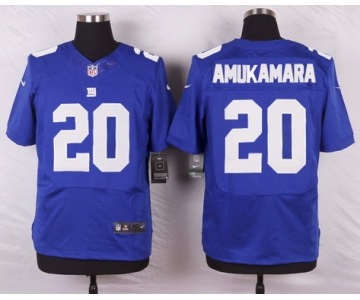 Men's New York Giants #20 Prince Amukamara Royal Blue Team Color NFL Nike Elite Jersey