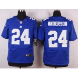 Men's New York Giants #24 Ottis Anderson Royal Blue Retired Player NFL Nike Elite Jersey