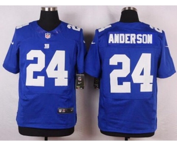 Men's New York Giants #24 Ottis Anderson Royal Blue Retired Player NFL Nike Elite Jersey