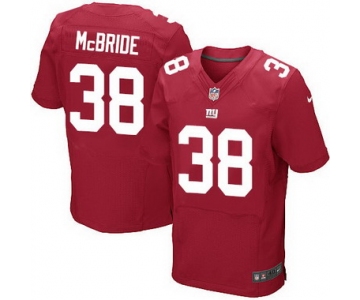 Men's New York Giants #38 Trumaine McBride Red Alternate NFL Nike Elite Jersey