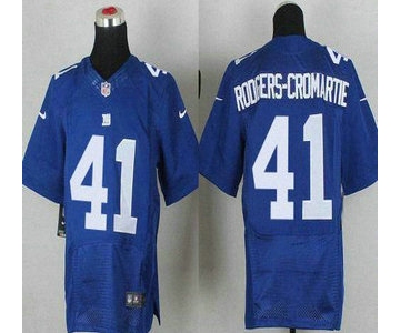 Men's New York Giants #41 Dominique Rodgers-Cromartie Nike Blue Elite Jersey