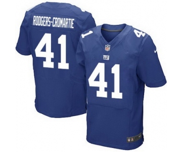 Men's New York Giants #41 Dominique Rodgers-Cromartie Royal Blue Team Color NFL Nike Elite Jersey