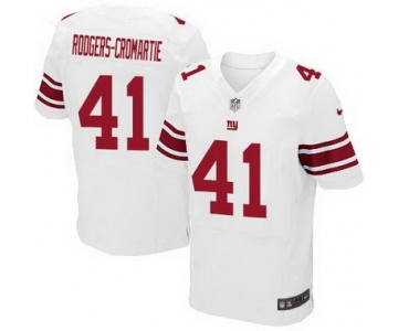 Men's New York Giants #41 Dominique Rodgers-Cromartie White Road NFL Nike Elite Jersey