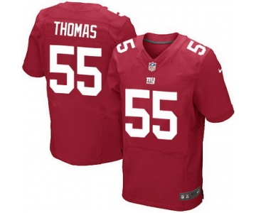 Men's New York Giants #55 J. T. Thomas Red Alternate NFL Nike Elite Jersey