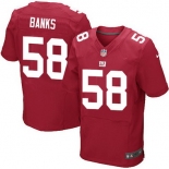 Men's New York Giants #58 Owamagbe Odighizuwa Red Alternate NFL Nike Elite Jersey