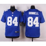 Men's New York Giants #84 Larry Donnell Royal Blue Team Color NFL Nike Elite Jersey