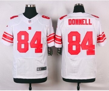 Men's New York Giants #84 Larry Donnell White Road NFL Nike Elite Jersey