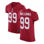 Nike Giants #99 Leonard Williams Red Alternate Men's Stitched NFL New Elite Jersey