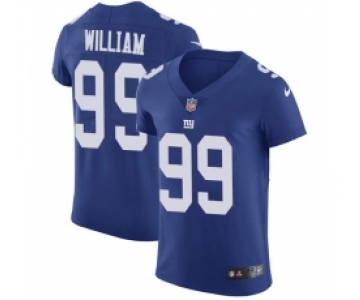 Nike Giants #99 Leonard Williams Royal Blue Team Color Men's Stitched NFL Vapor Untouchable Elite Jersey