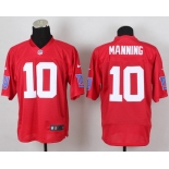 Nike New York Giants #10 Eli Manning 2014 QB Red Elite Jersey