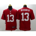 Nike New York Giants #13 Odell Beckham Jr Red Elite Jersey