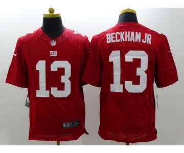 Nike New York Giants #13 Odell Beckham Jr Red Elite Jersey