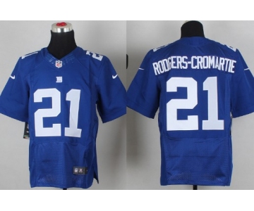 Nike New York Giants #21 Dominique Rodgers-Cromartie Blue Elite Jersey