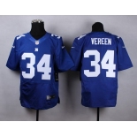 Nike New York Giants #34 Shane Vereen Blue Elite Jersey