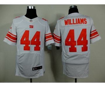 Nike New York Giants #44 Andre Williams White Elite Jersey