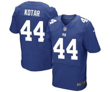 Nike New York Giants #44 Doug Kotar Royal Blue Team Color Men's Stitched NFL Elite Jersey