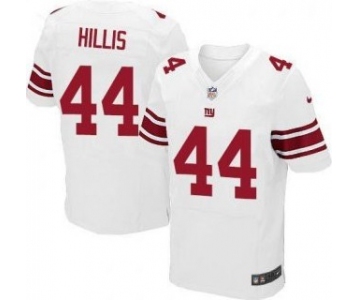 Nike New York Giants #44 Peyton Hillis White Elite Jersey