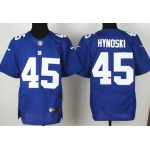 Nike New York Giants #45 Henry Hynoski Blue Elite Jersey