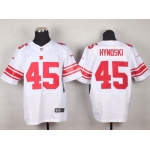 Nike New York Giants #45 Henry Hynoski White Elite Jersey