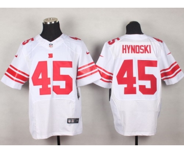 Nike New York Giants #45 Henry Hynoski White Elite Jersey