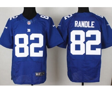 Nike New York Giants #82 Rueben Randle Blue Elite Jersey