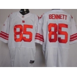 Nike New York Giants #85 Martellus Bennett White Elite Jersey