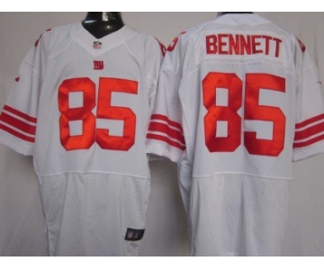 Nike New York Giants #85 Martellus Bennett White Elite Jersey