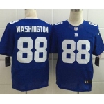 Nike New York Giants #88 Corey Washington Blue Elite Jersey