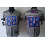 Nike New York Giants #88 Hakeem Nicks Gray Shadow Elite Jersey