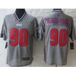 Nike New York Giants #90 Jason Pierre-Paul 2013 Gray Vapor Elite Jersey